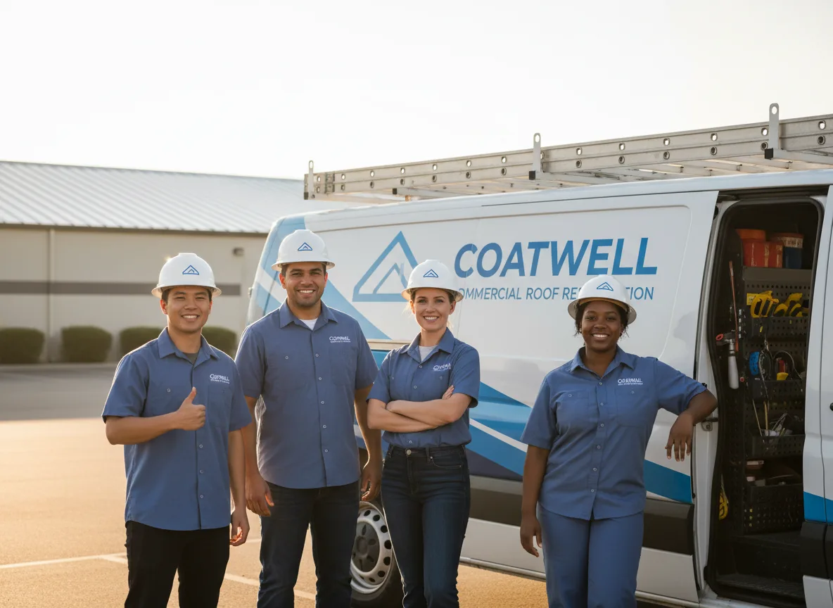Commercial roof coating company in Mauk, GA